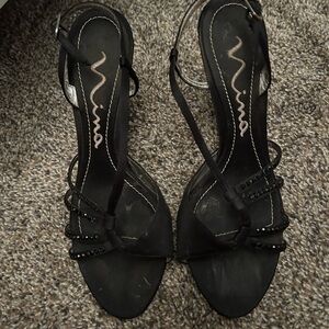 Nina Black Elegant Heels